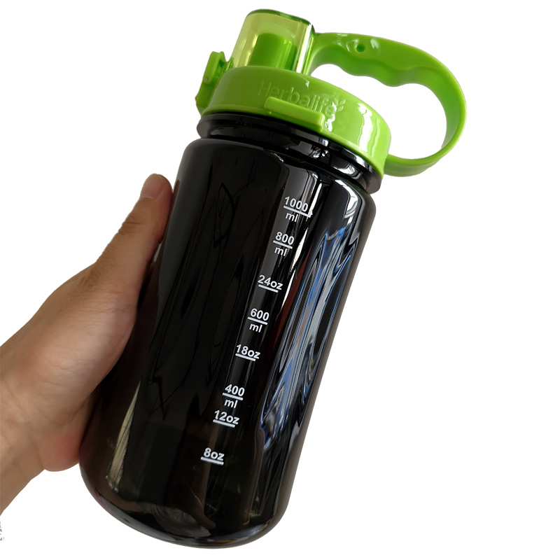 Nutrition Sports Fitness - زجاجة ماء بلاستيكية صحية بسعة 1