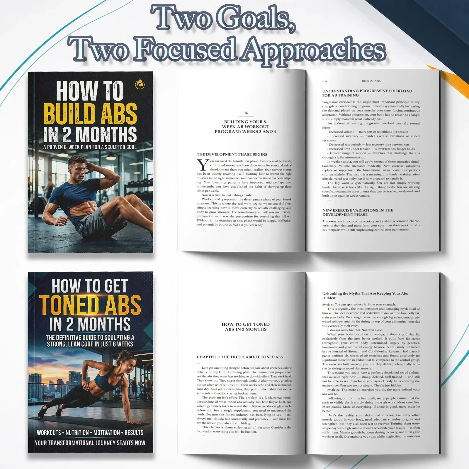 مجموعة من كتابين لتدريب عضلات  - مراجعة Nutrition For Fitness وسعره